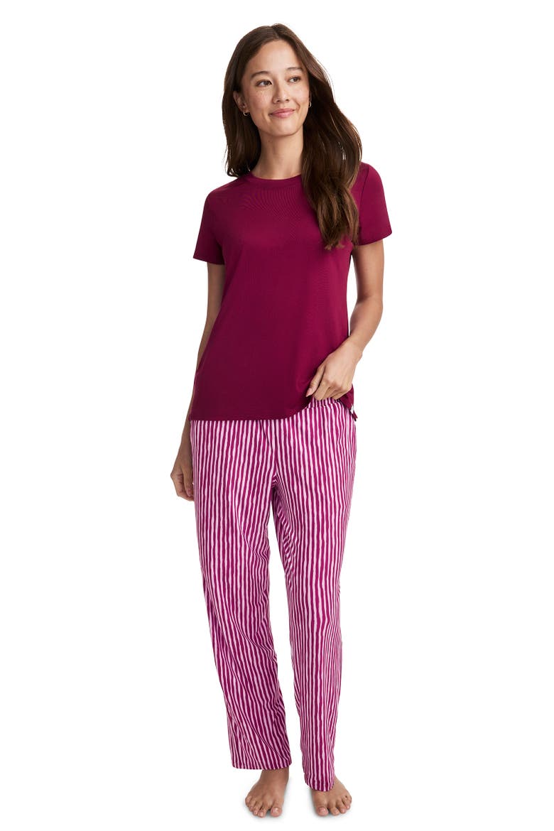Women's Soft Cool Pant, Alternate, color, Rustic Stripe