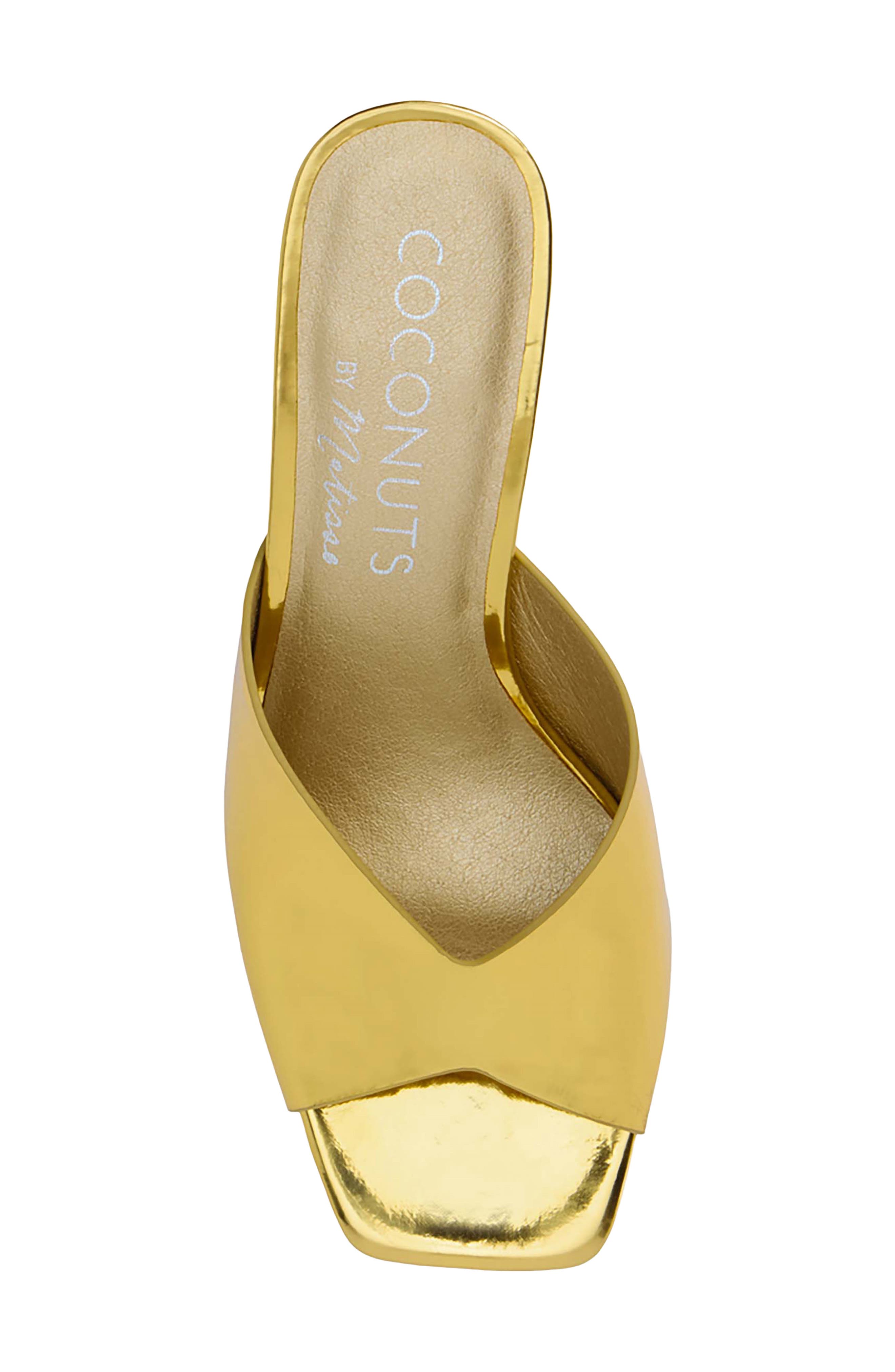 Soirée Sandal, Alternate, color, GOLD SYNTHETIC