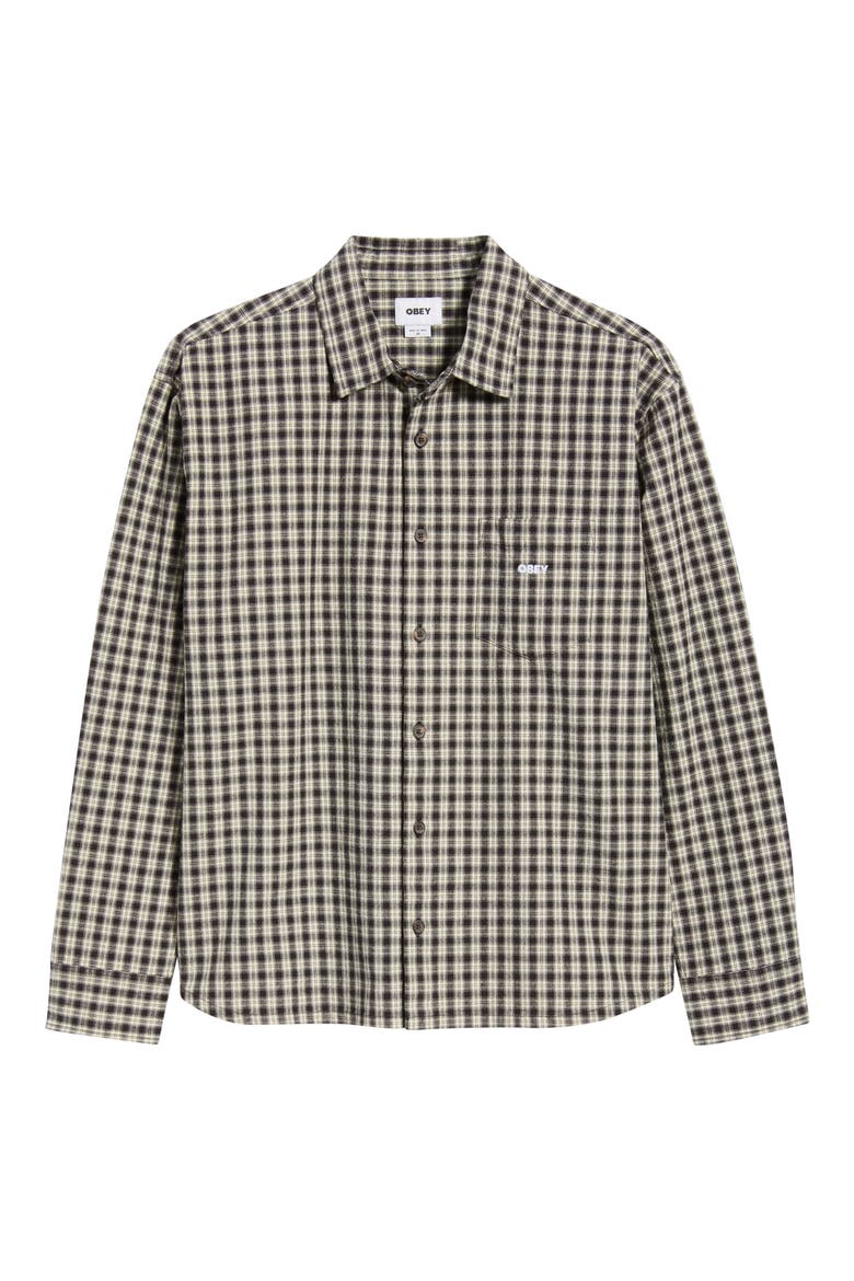 Bigwig Axel Check Woven Shirt, Alternate, color, BLACK MULTI