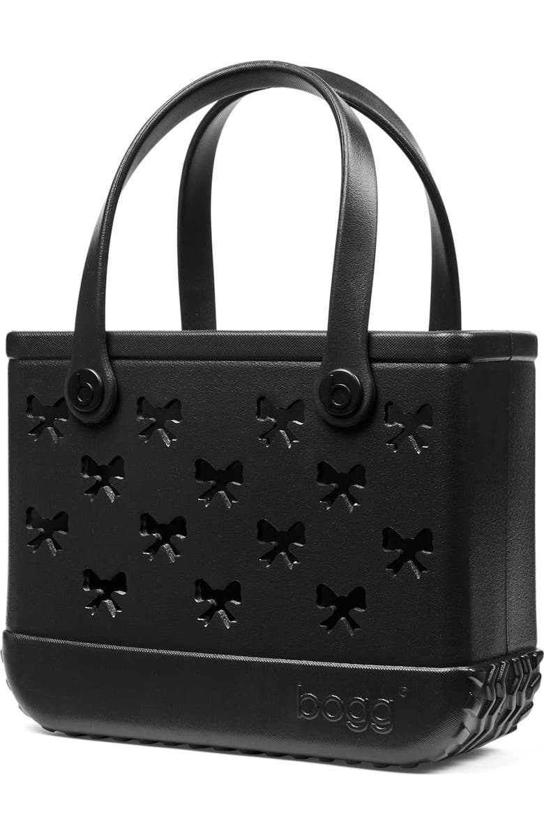 Bogg Bag Bitty Boggs Tote Bag, Alternate, color, Black Bows