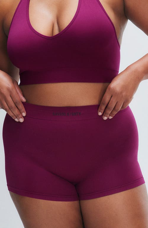 Savage X Fenty Seamless Boyshorts In Purple