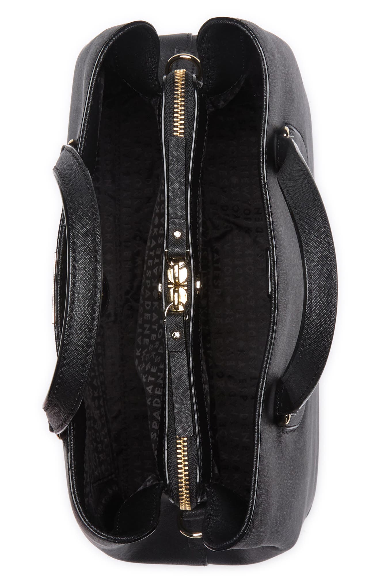 Kate Spade New York evangelie leather satchel, Alternate, color, 