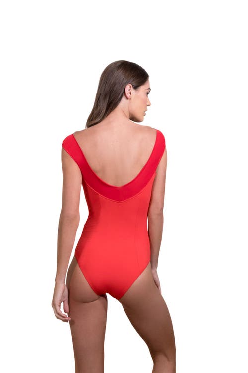 Tabacaru Serena One-piece Swimsuit In Red