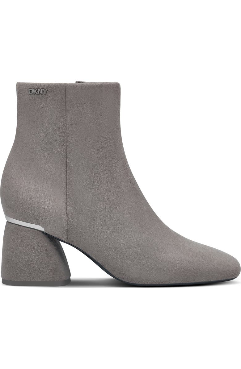 DKNY Caleena Block Heel Bootie, Alternate, color, Ash