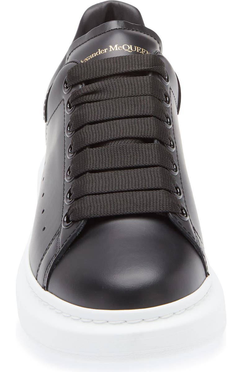 McQueen Oversize Sneaker, Alternate, color, Black