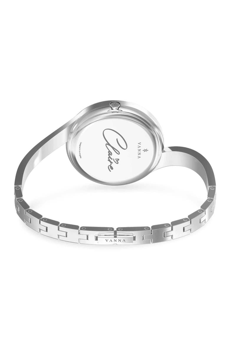 Claire Gemstone Watch, Alternate, color, Blue Pearl-Silver