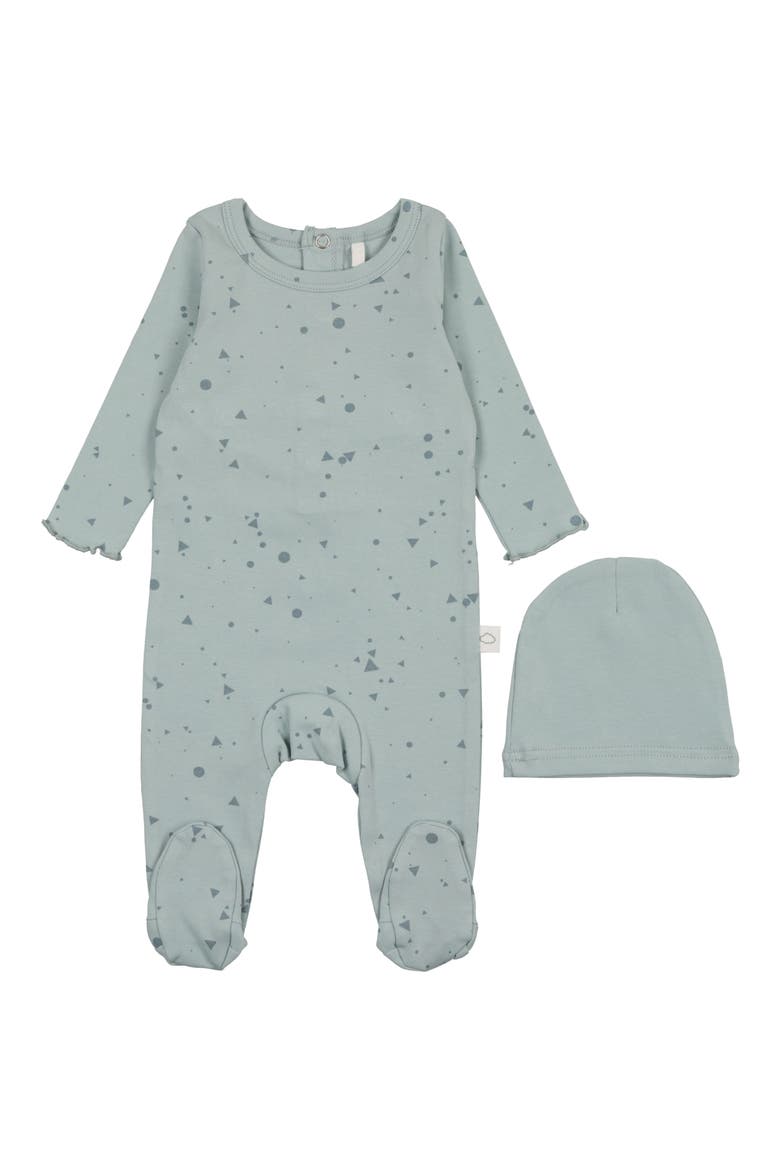 Grandpa Footie & Hat, Main, color, BLUE