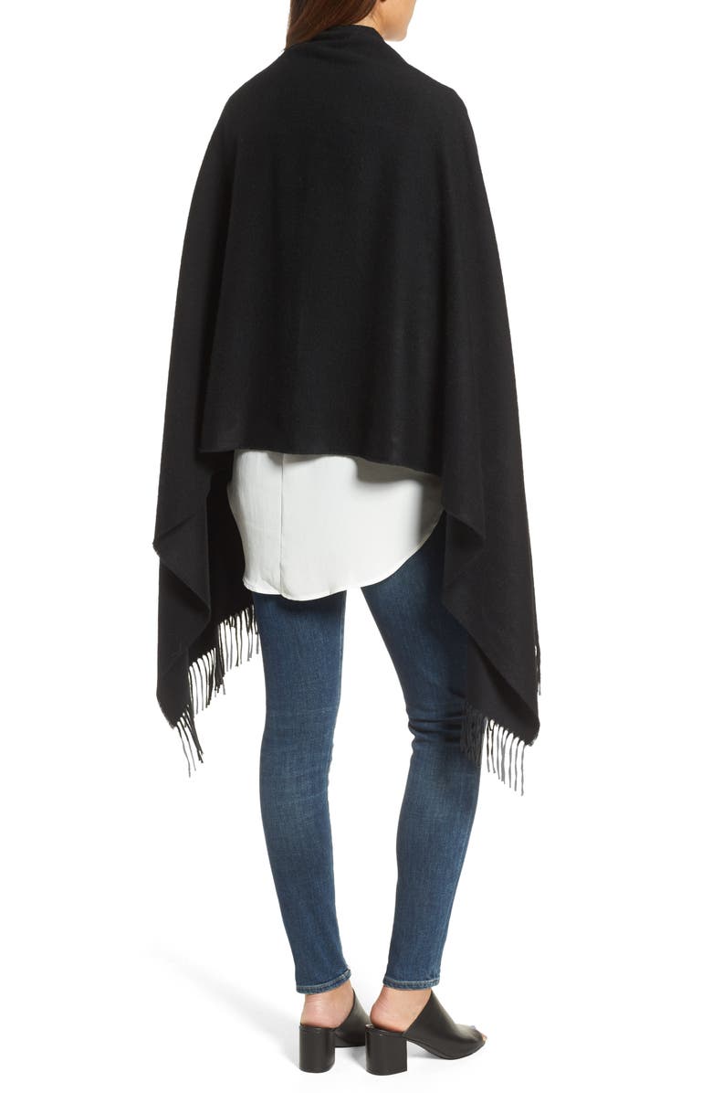Nordstrom Collection Oversize Cashmere Wrap, Alternate, color, 