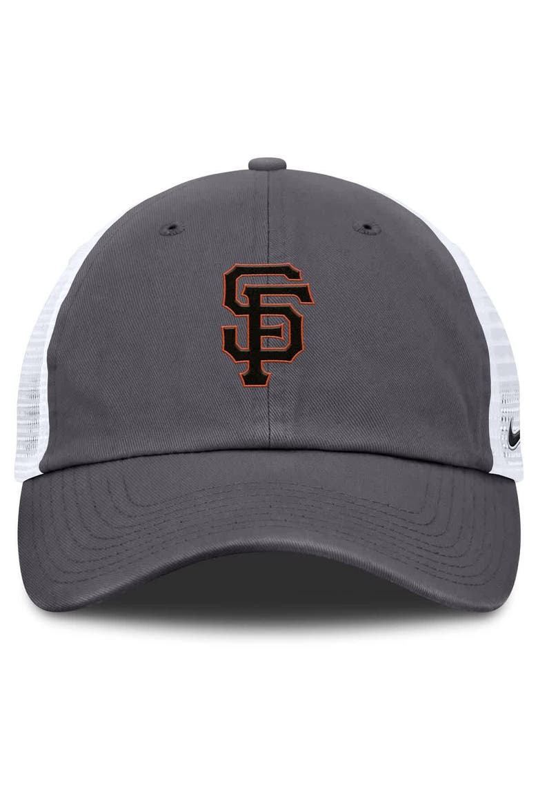 Men's Nike Gray San Francisco Giants Adjustable Trucker Hat, Alternate, color, Gray