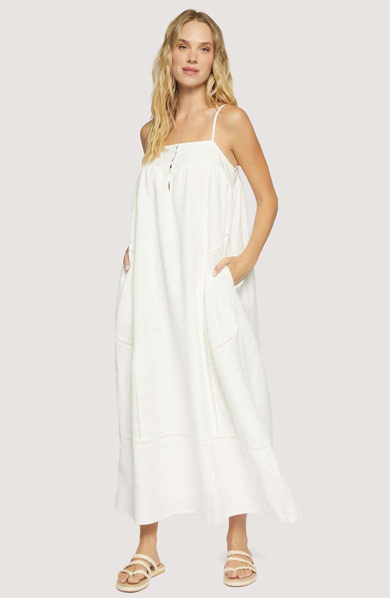 Lost + Wander Verona Maxi Sundress, Alternate, color, Off-White