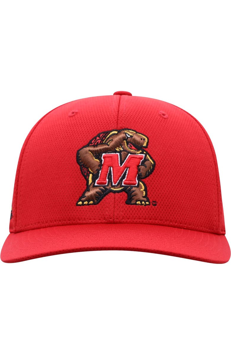 TOP OF THE WORLD Men's Top of the World Red Maryland Terrapins Reflex Logo Flex Hat, Alternate, color, Red