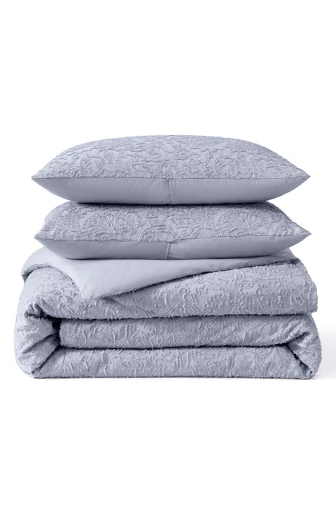 Floral Cutwork Comforter & Shams Set