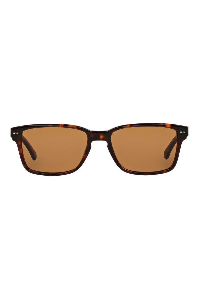 52mm Rectangular Sunglasses, Main, color, TORTOISE / BROWN