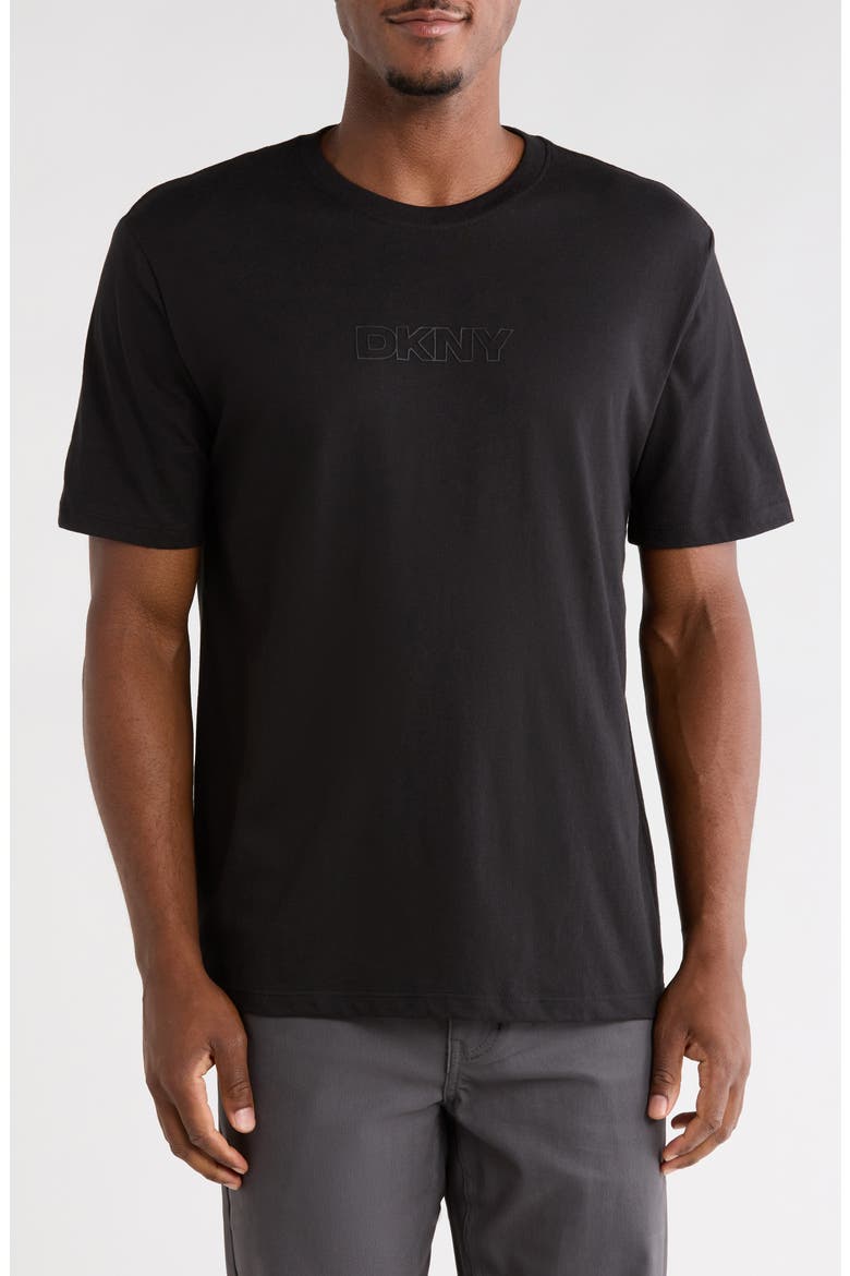 Koi Graphic T-Shirt, Main, color, BLACK