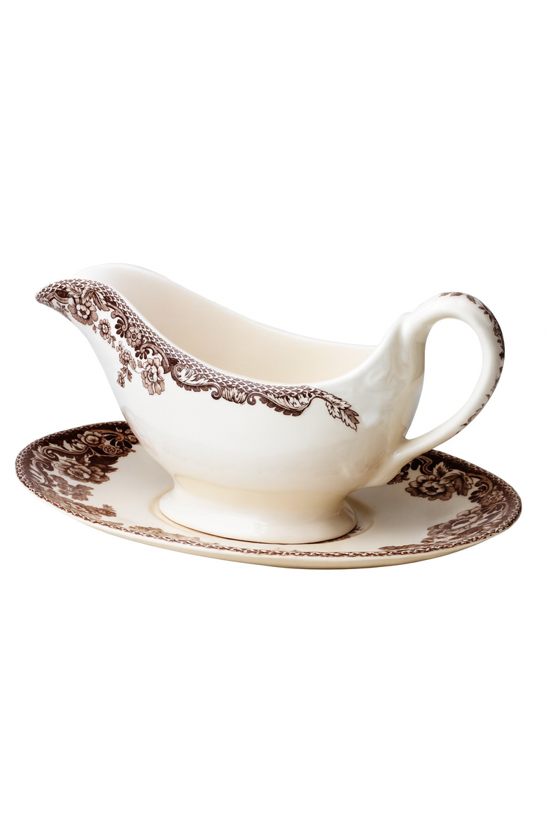 Delamere Sauce Boat and Stand, Main, color, Delamere