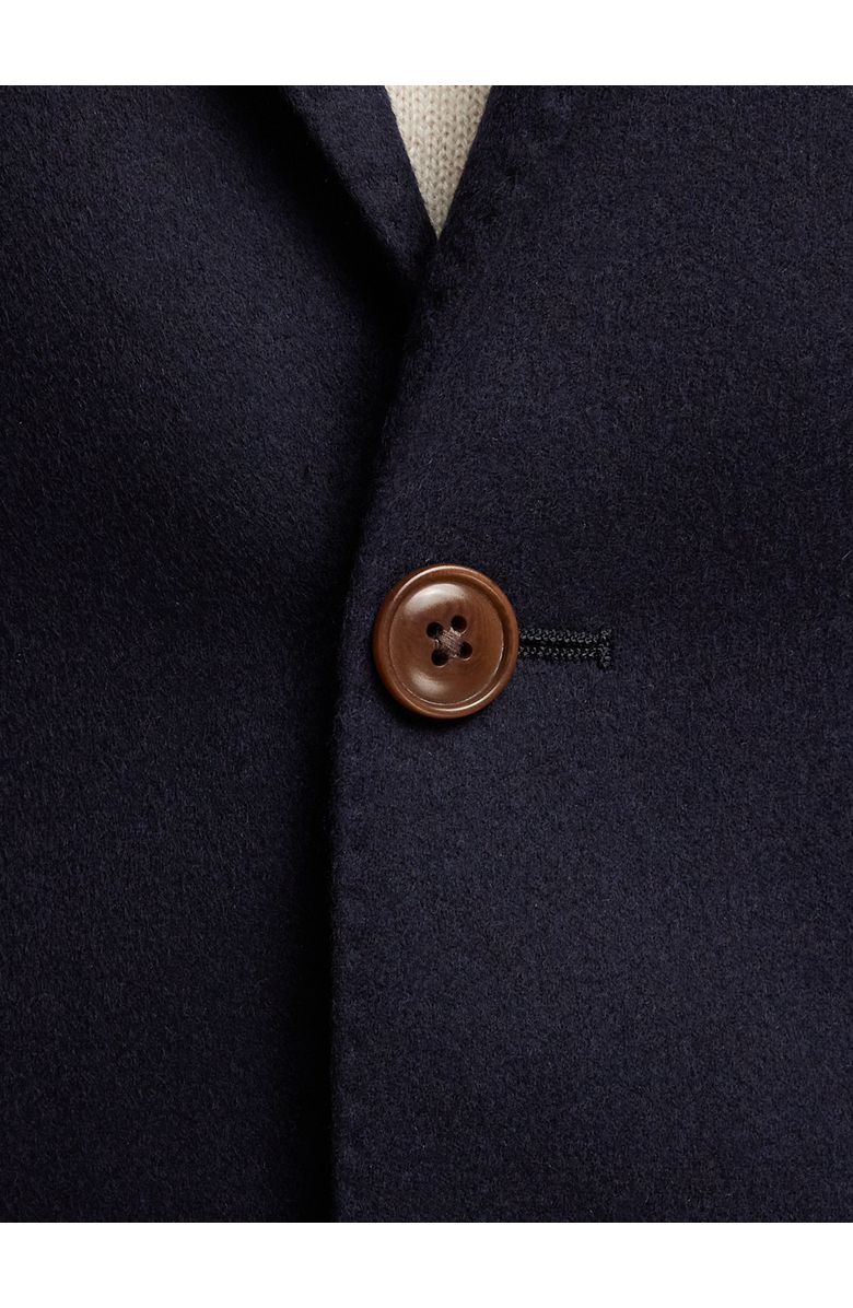 Paul Fredrick Cashmere Single Breasted Notch Lapel Sport Coat, Alternate, color, Navy