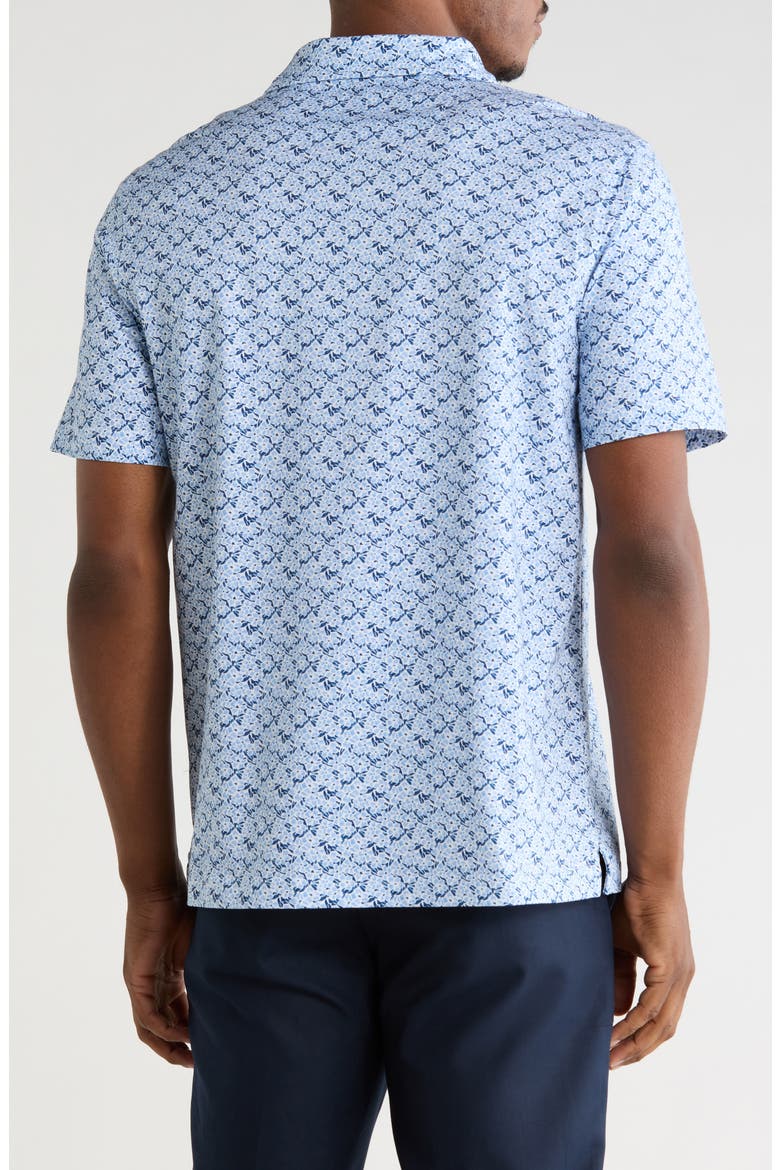 Victor OoohCotton® Floral Polo, Alternate, color, NAVY