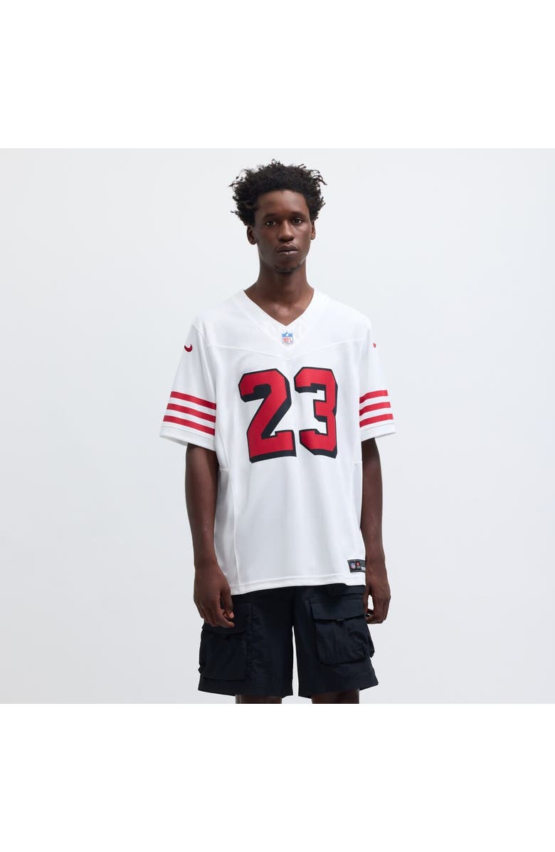 Nike Men's Nike Christian McCaffrey White San Francisco 49ers Vapor F.U.S.E. Limited 2nd Alternate Jersey, Alternate, color, White