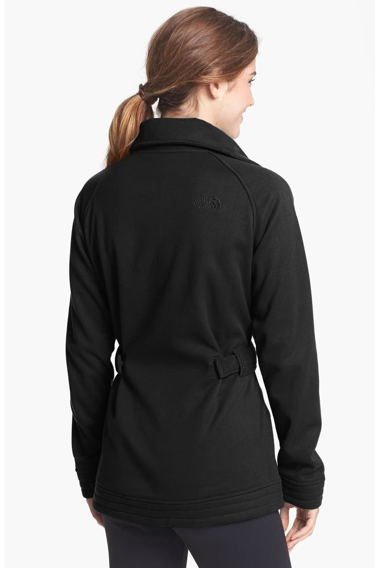 'Avery' Fleece Jacket (Nordstrom Exclusive), Alternate, color, BLACK