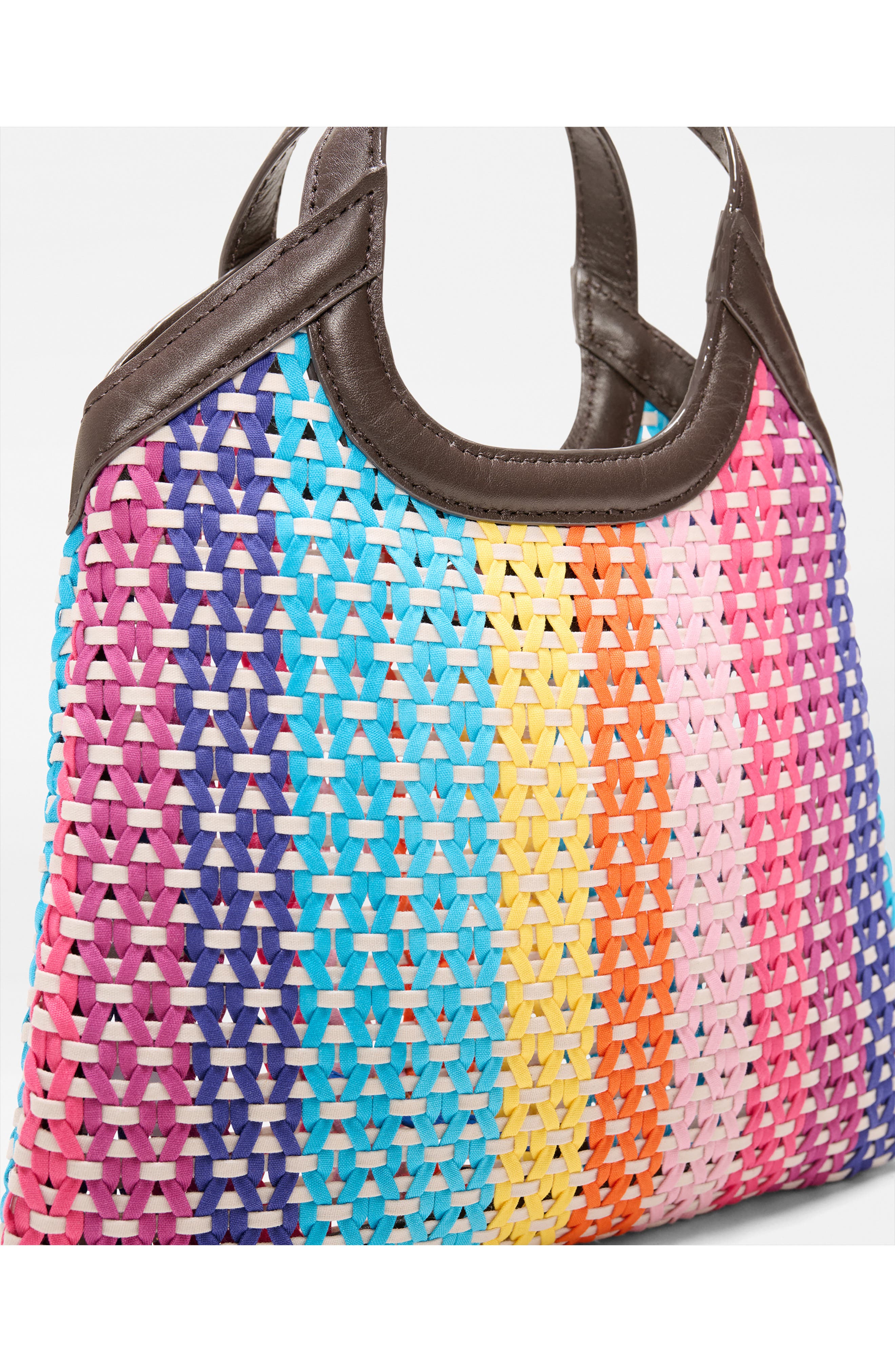 MZ Wallace Mini Georgica Tote, Alternate, color, Feria Stripe