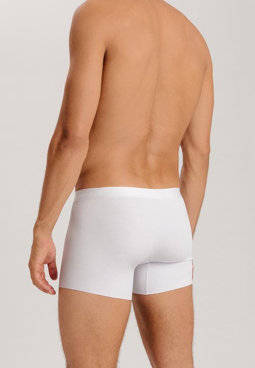 Hanro Clean Cut Tencel Boxer Brief In White