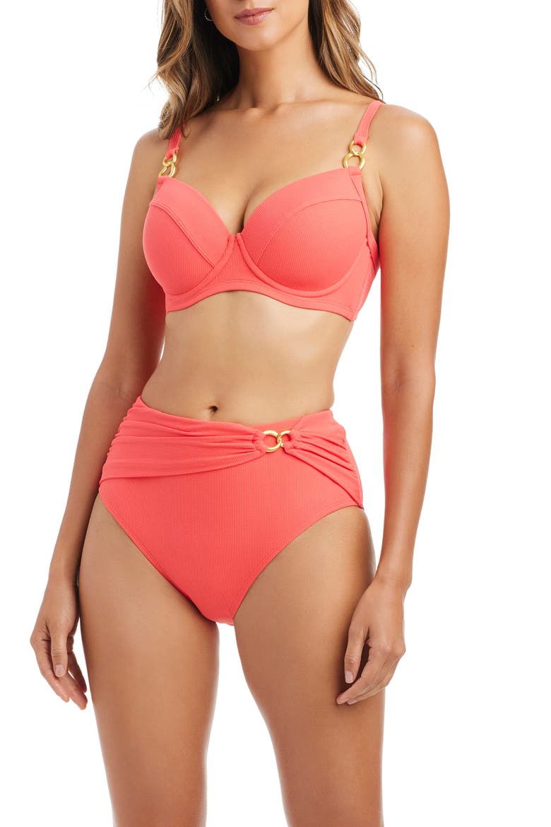Underwire Bikini Top, Alternate, color, CRAB SHACK
