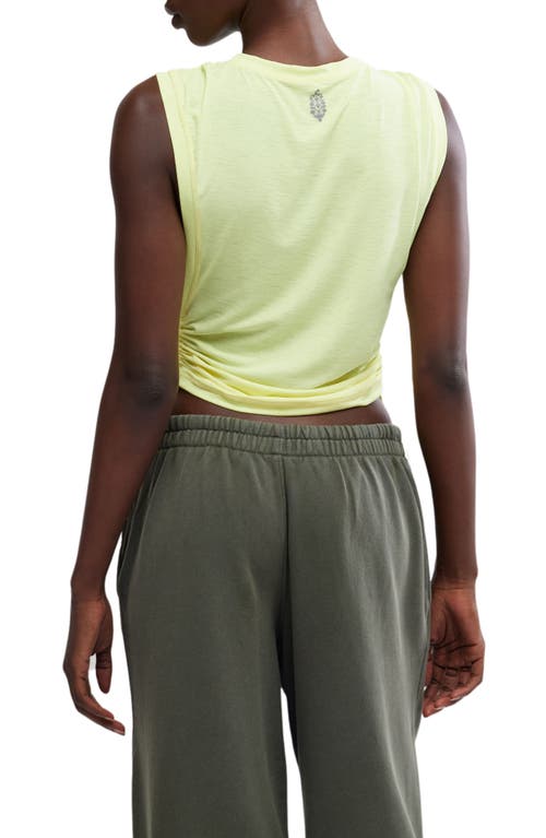 Free People Sport Mode Muscle Tank In Sour Citrus