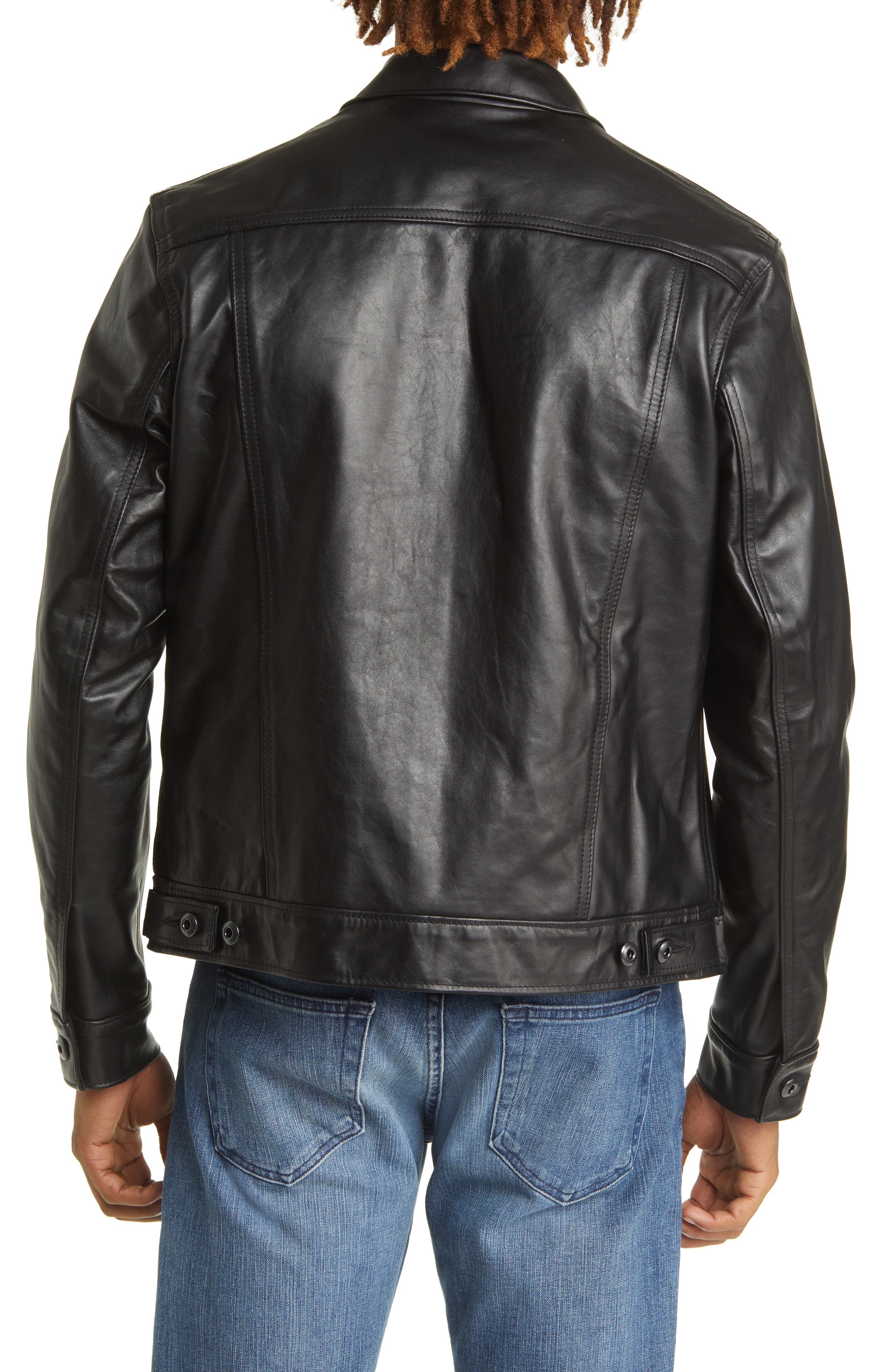 Naked Cowhide Trucker Jacket - image 2