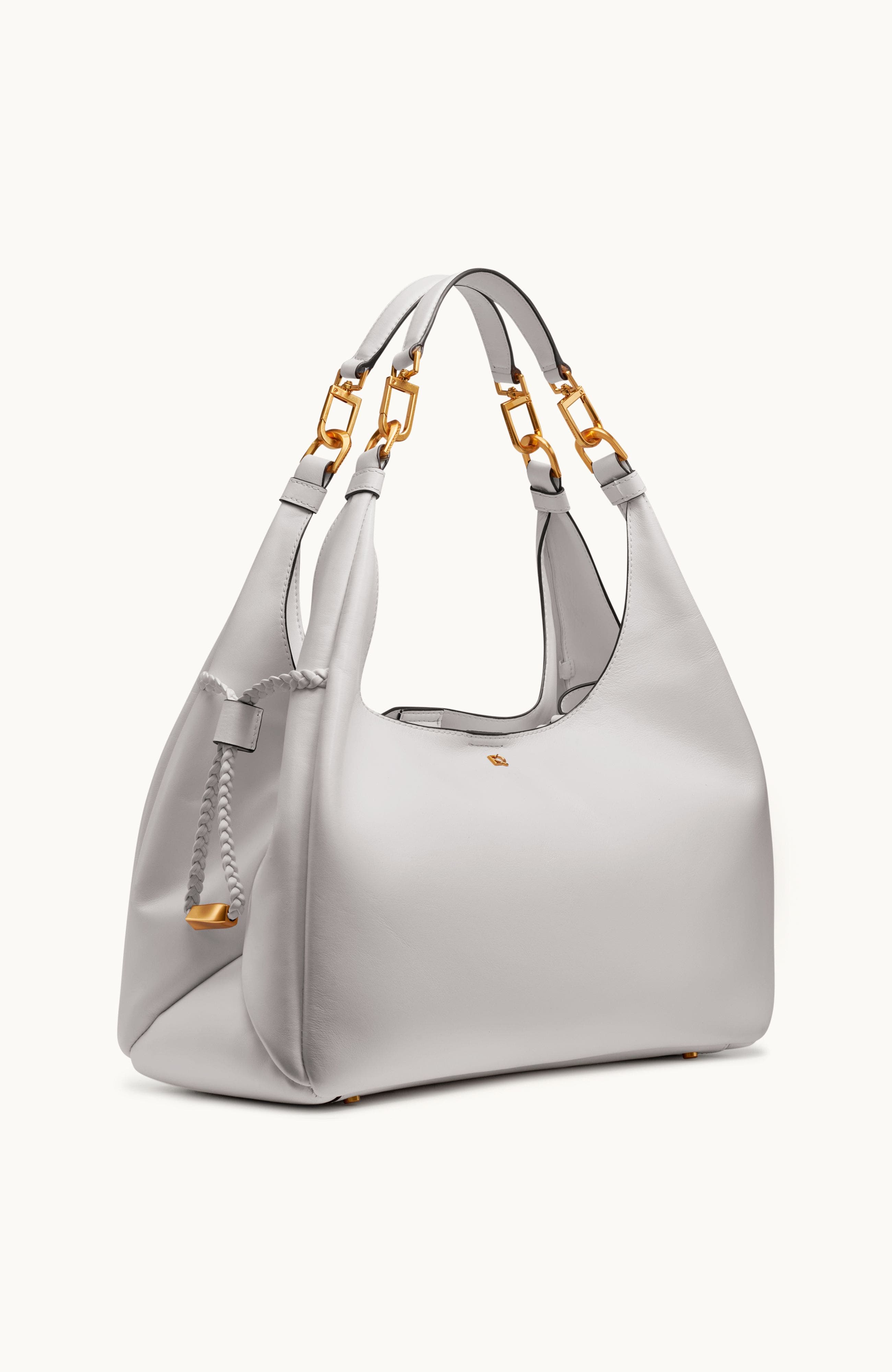 Donna Karan New York Bellerose Hobo, Alternate, color, Brillant White