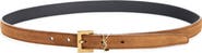 Saint Laurent Carree Leather Belt
