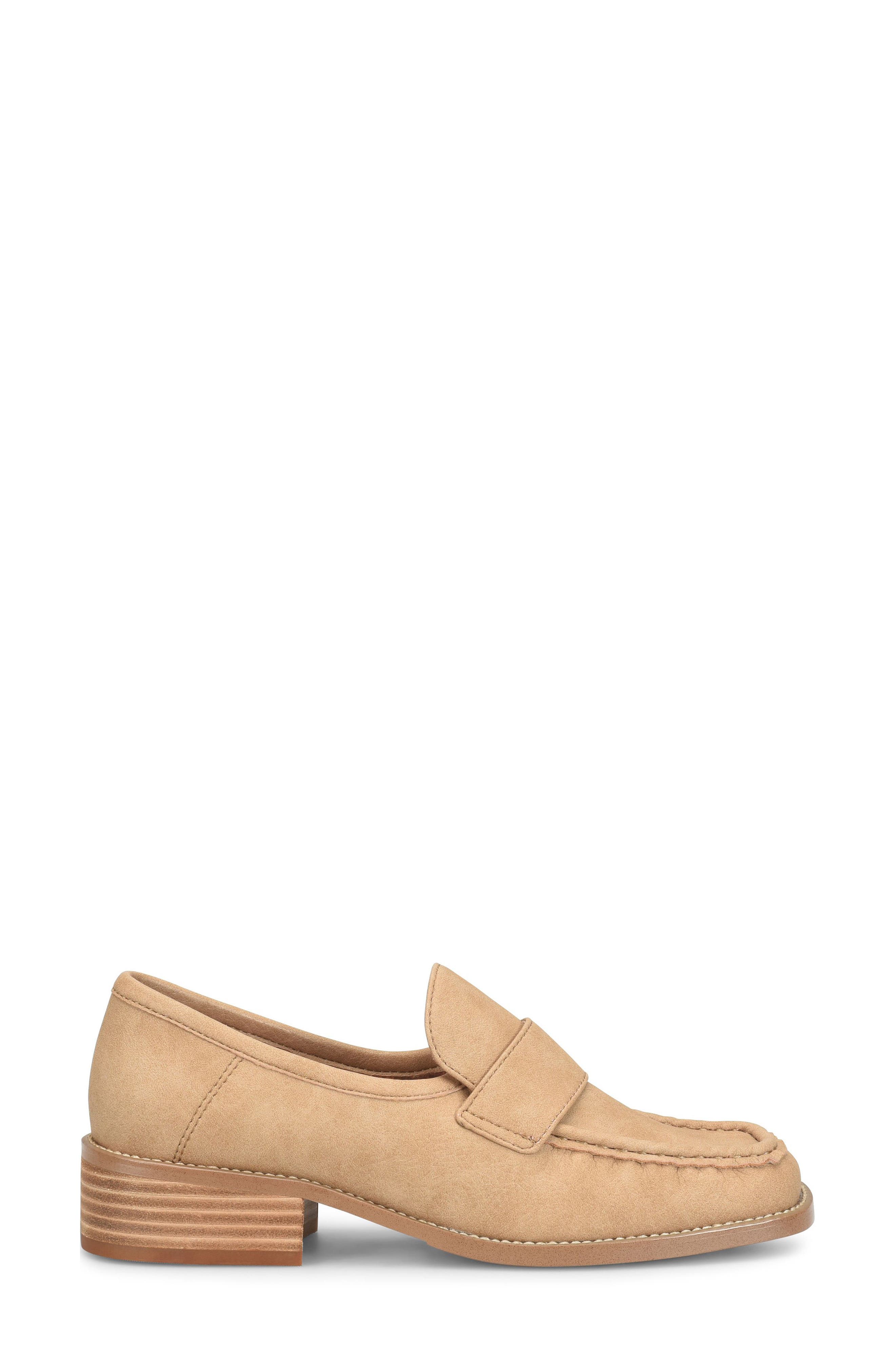 Frey Loafer, Alternate, color, NATURAL NUBUCK