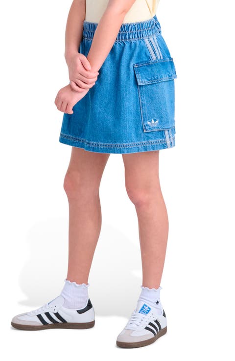 Kids' Cargo Denim Skort
