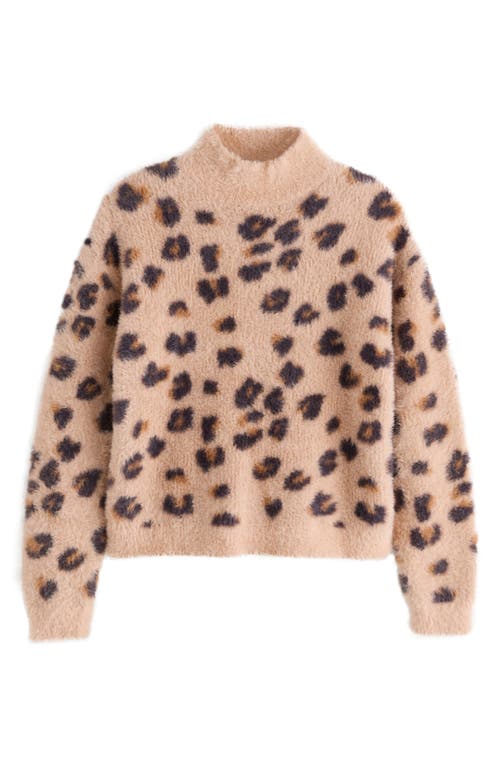 Next Kids' Leopard Print Knit Sweater In Neutral