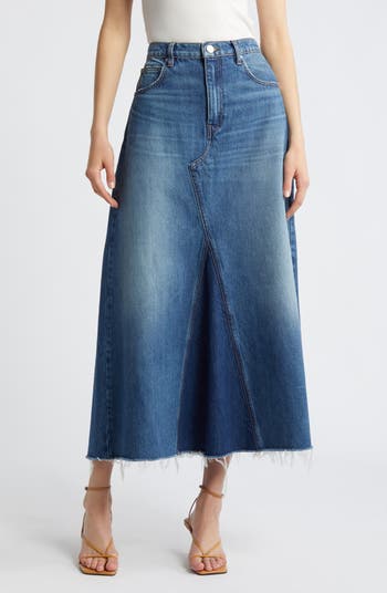FRAME The Dorothy Denim A-Line Skirt | Nordstromrack