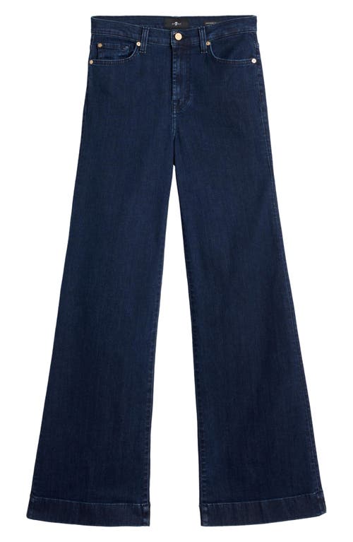 7 For All Mankind Modern Dojo Flare Jeans In Blue
