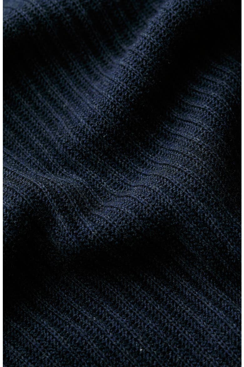 Koeswik Ribbed Organic Cotton Polo, Alternate, color, MARITIME