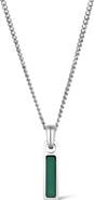 Vincero Men
s Birthstone Tag Pendant Necklace