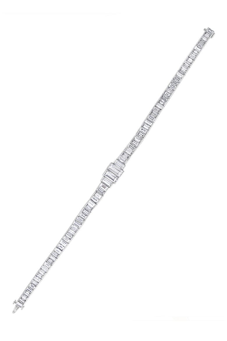 Icon Diamond Lovers Line Bracelet, Alternate, color, PLATINUM
