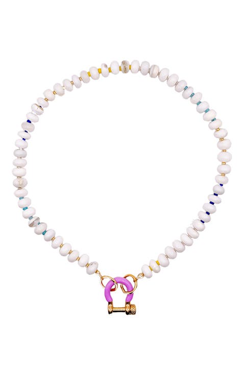 Poppi Gender Inclusive Opal Necklace