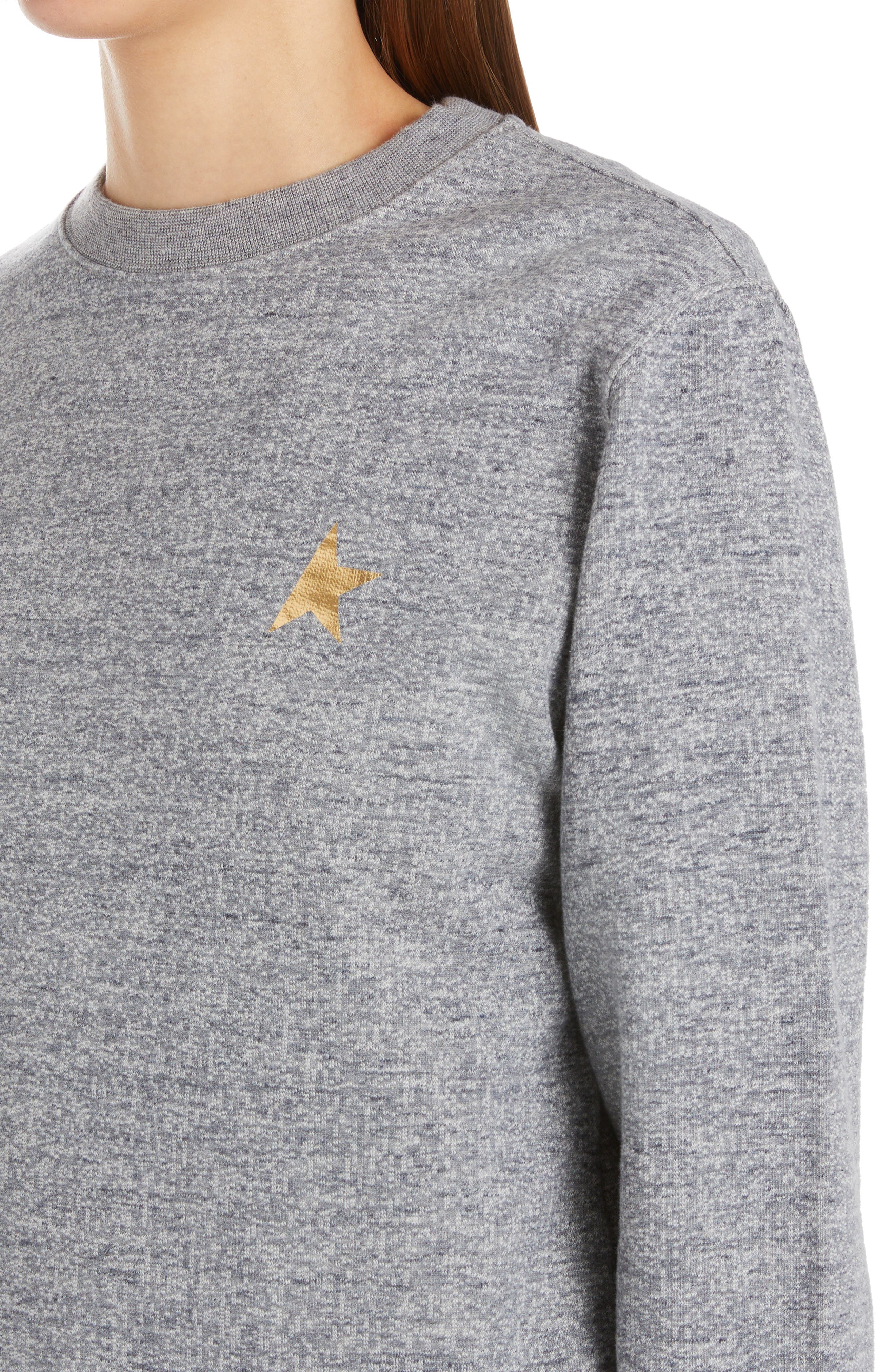 Golden Goose Athena Logo Cotton Jersey Sweatshirt (Women) | Nordstrom