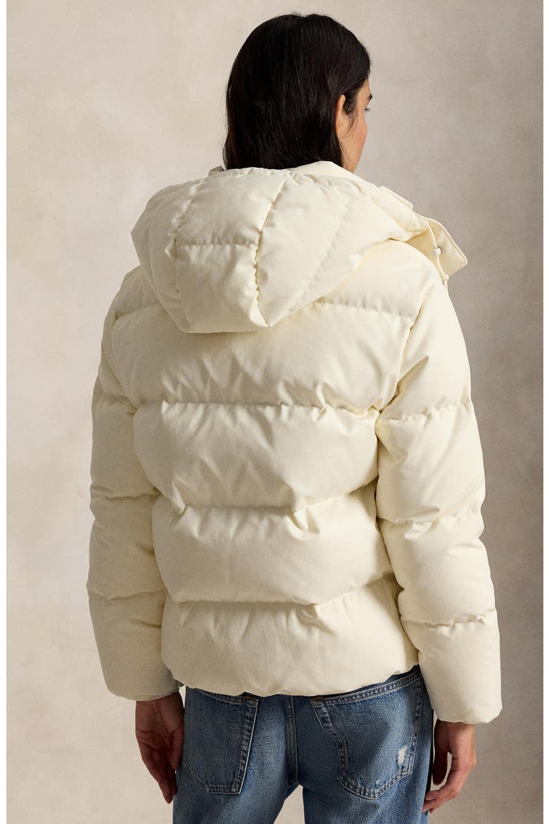 Water Repellent 750 Fill Power Down Puffer Jacket, Alternate, color, ESTATE CREAM