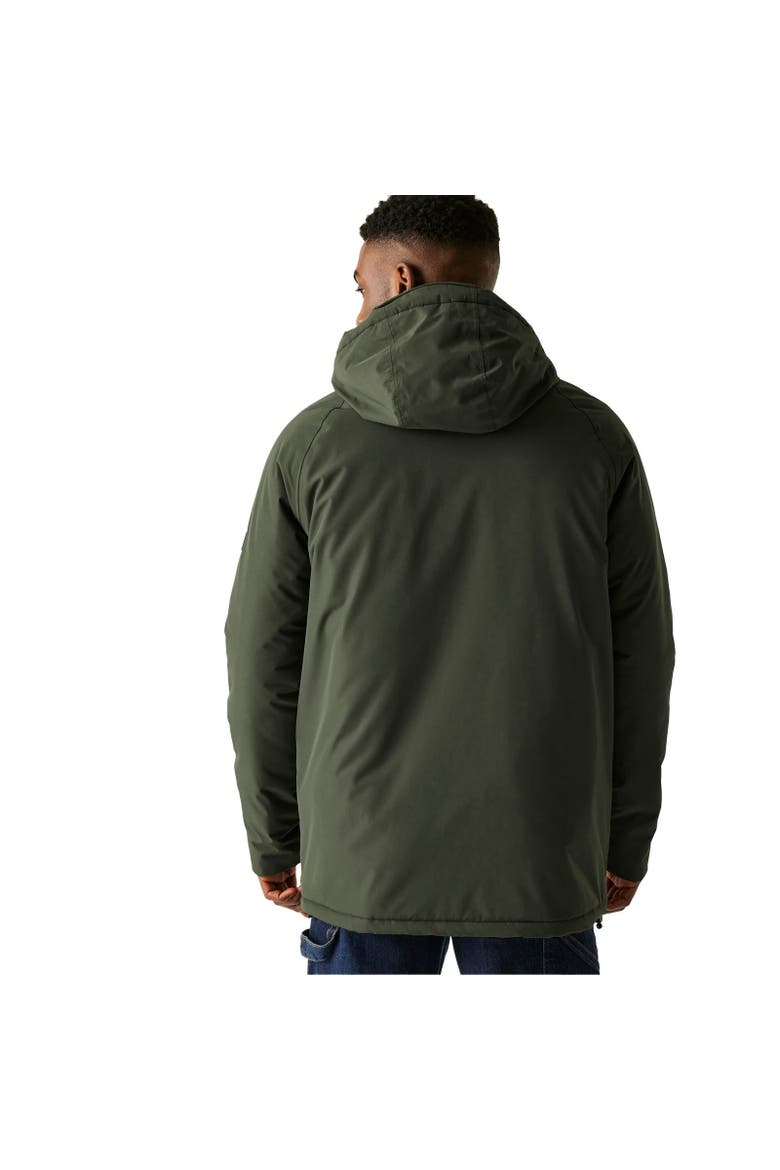 Savon Insulated Waterproof Jacket, Alternate, color, Dark Khaki and Potters Clay