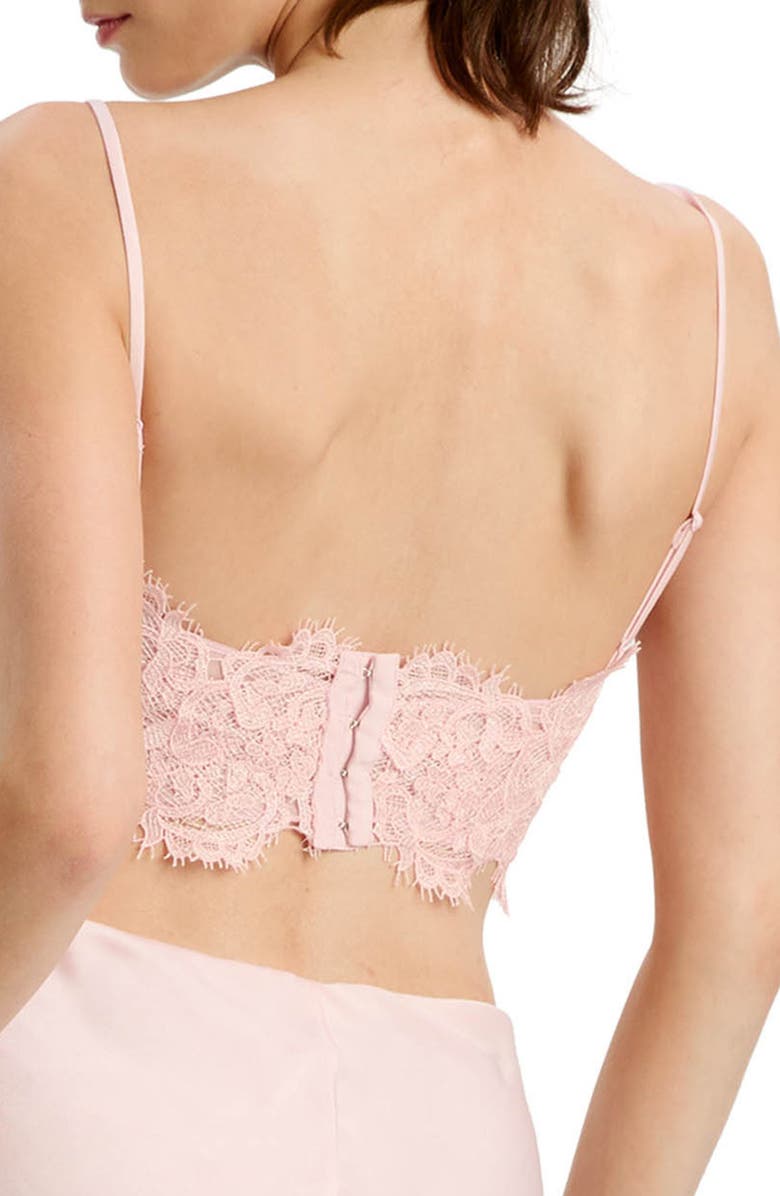 Bardot Linella Lace Bralette, Alternate, color, Petal Pink