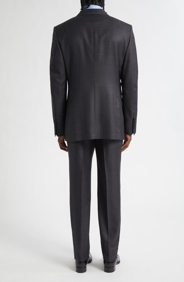 TOM FORD O'Connor Shadow Windowpane Check Wool Suit, Alternate, color, Anthracite