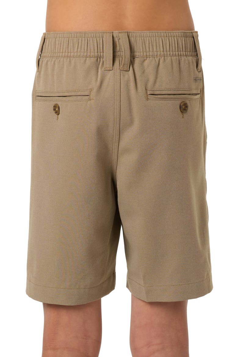 Kids' Reserve Light Check Water Repellent Shorts, Alternate, color, DARK KHAKI 2