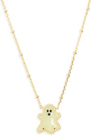 Kendra Scott Reversible Ghost Pendant Necklace