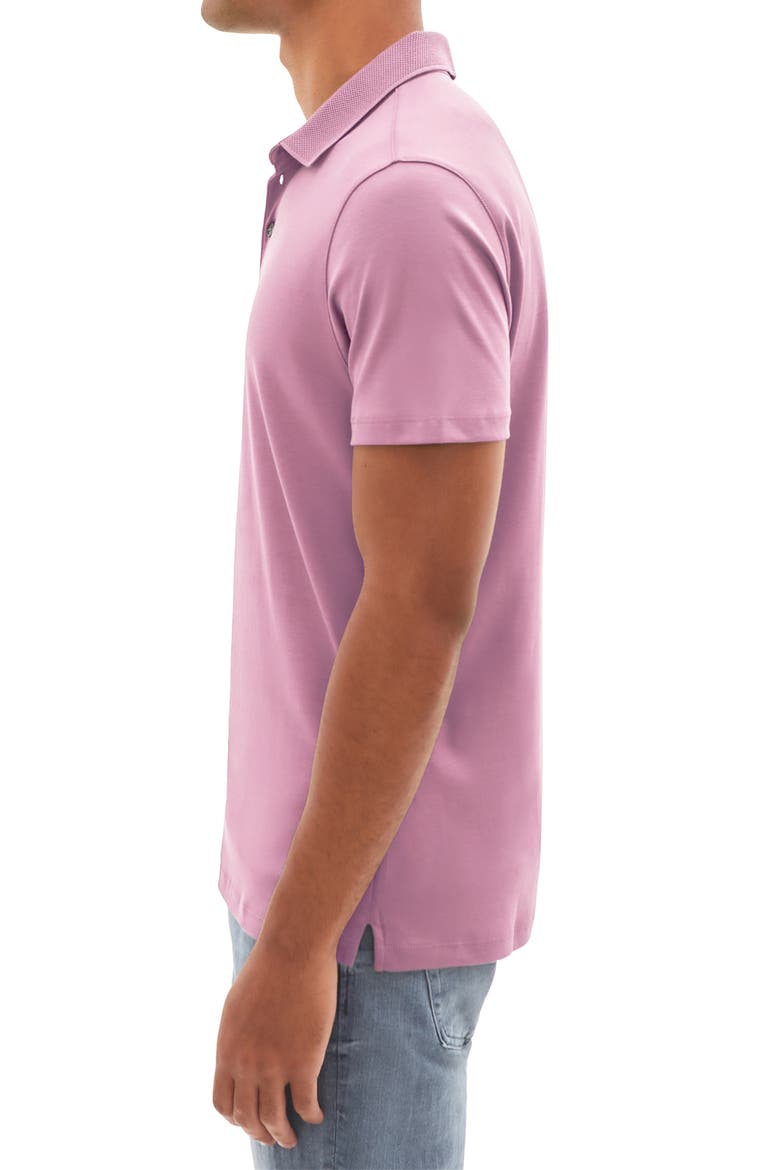Men's Georgia Pima Cotton Polo, Alternate, color, FUCHSIA