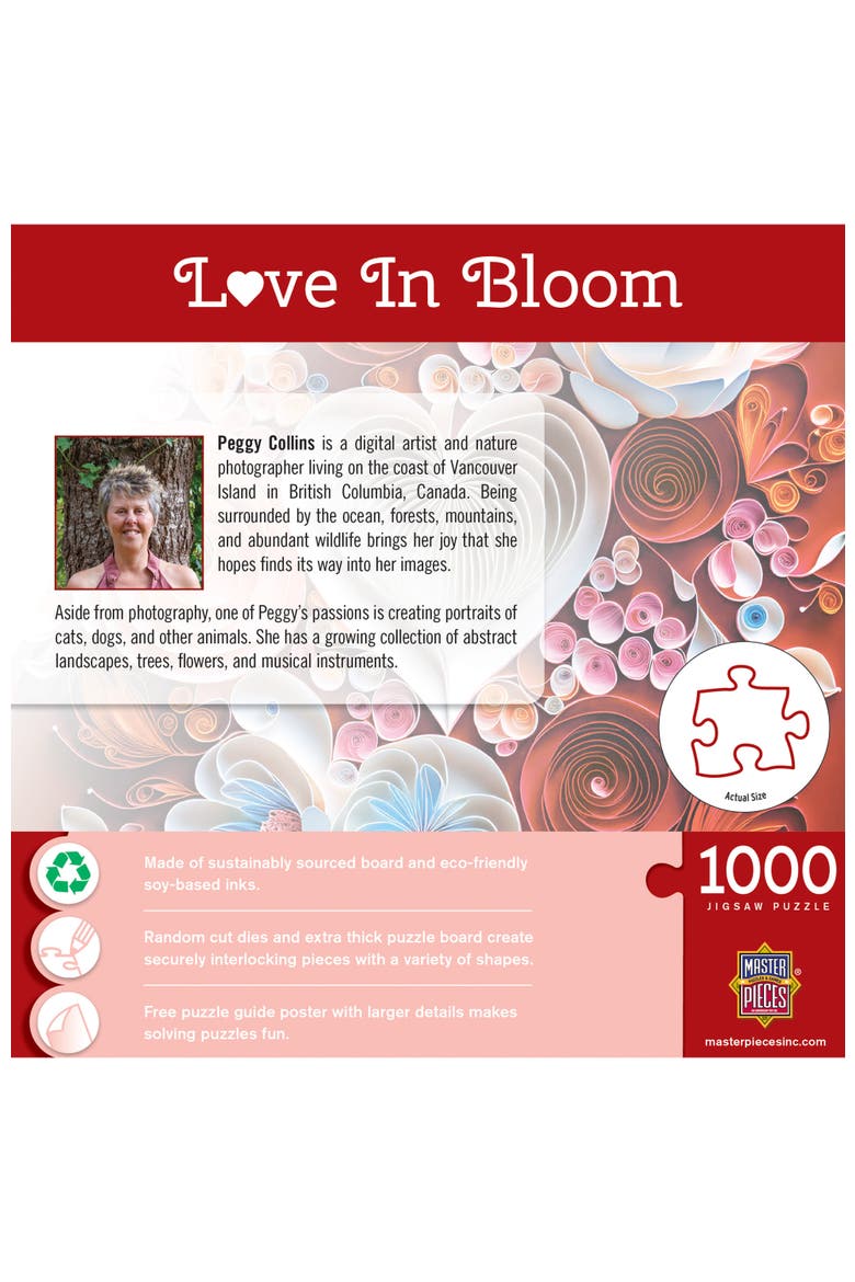 Love in Bloom 1000 Piece Jigsaw Puzzle, Alternate, color, Multicolor