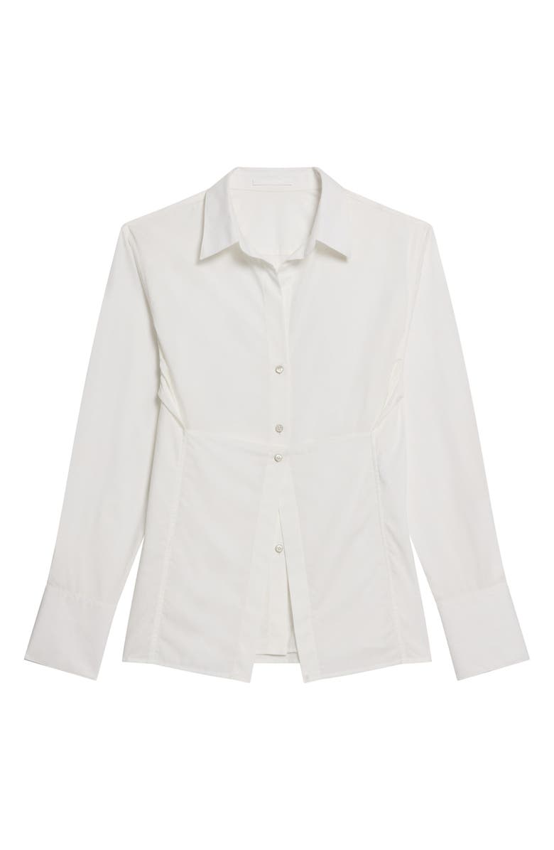 Helmut Lang Apron Woven Shirt, Alternate, color, White
