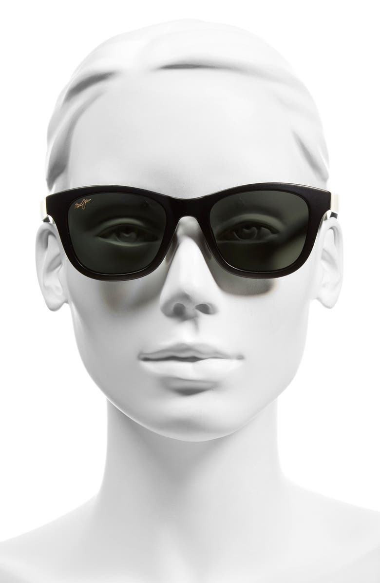 Maui Jim Hana Bay 51mm PolarizedPlus2<sup>®</sup> Square Sunglasses, Alternate, color,